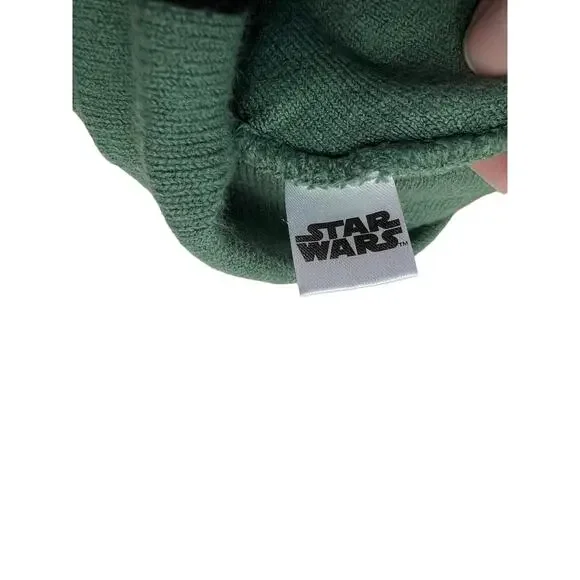 Star Wars Green Acrylic Knit Beanie Cap - Picture 3 of 4